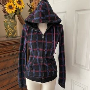 Hurley hooded  jacket size medium